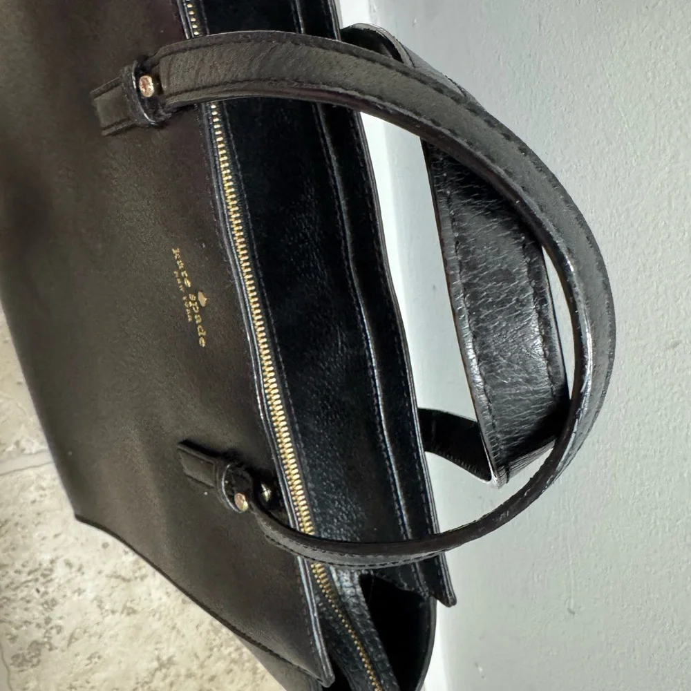 Kate Spade Black Textured Tote - Picture 3 of 7